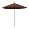 California Umbrella 9' Black Aluminum Market Patio Umbrella, Olefin Teak 194061335680 - alternate 1